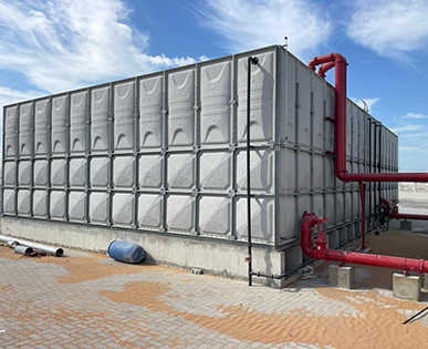 GRP panel water tank leak repair Sharjah